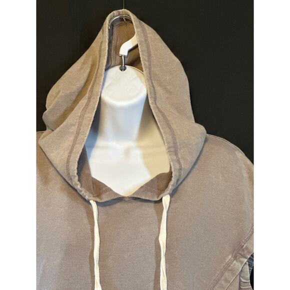JANE and DRLANCEY Gorpcore Streetwear Utility Lt Brown Oversized Hoodie S - Picture 2 of 13